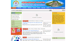 Desktop Screenshot of pgdthoaison.edu.vn